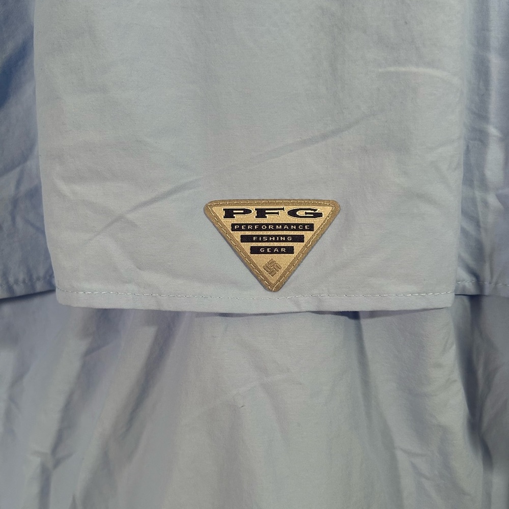 Columbia Bahama UPF 50 Blue Omni Shade Vented Long Sleeve Fishing Shirt Size XXL - Picture 3 of 11
